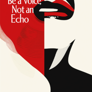 Be a voice, not an echo.